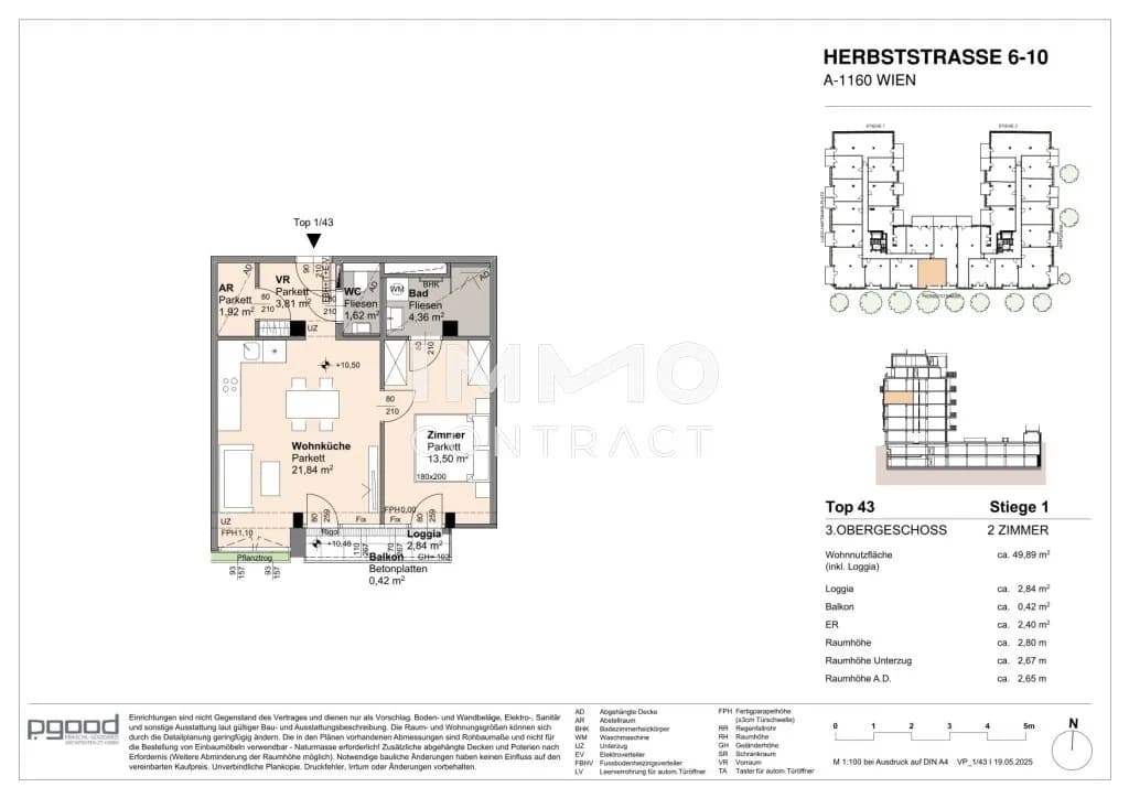 2-Zimmer-Wohnung kaufen in Wien – 46,87 m², € 347.300 – Bild 7 von 7