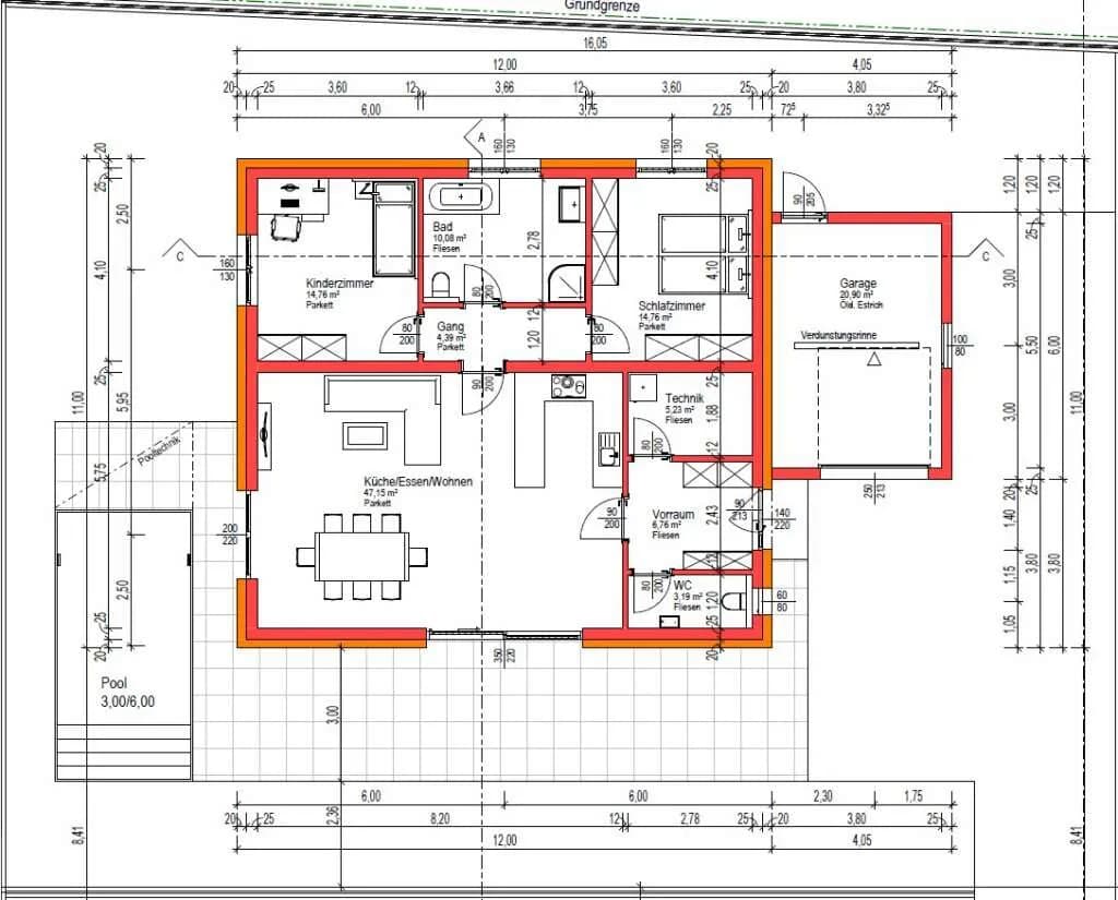 3-Zimmer-Haus kaufen in Schärding – 106,32 m², € 395.000 – Bild 12 von 20