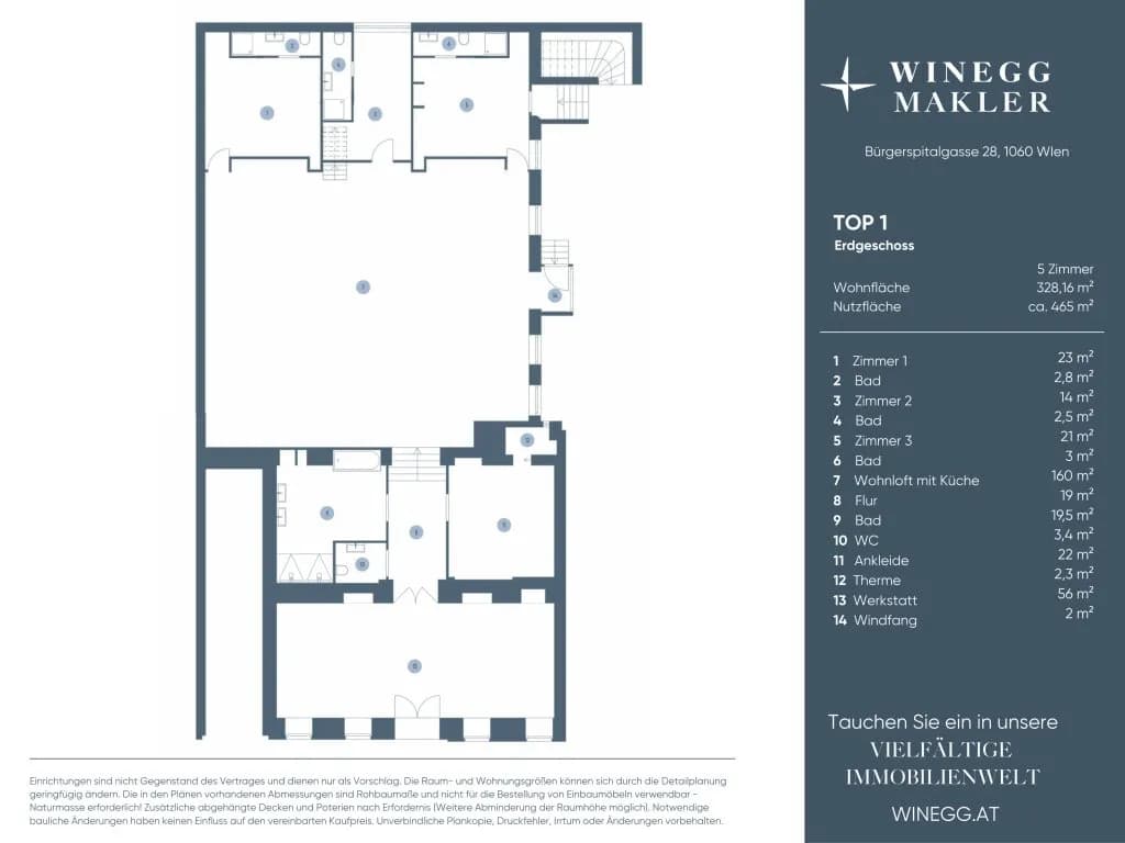 5-Zimmer-Immobilie kaufen in Wien – 328,16 m², € 2.495.000 – Bild 22 von 24