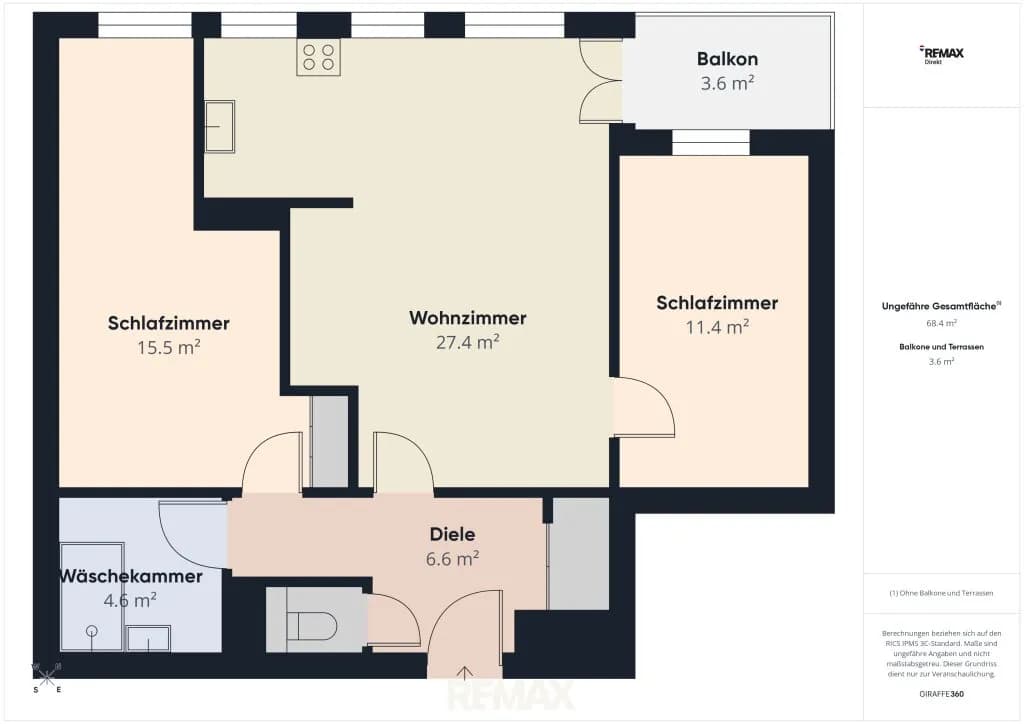 3-Zimmer-Wohnung kaufen in Wien – 69 m², € 359.000 – Bild 11 von 11