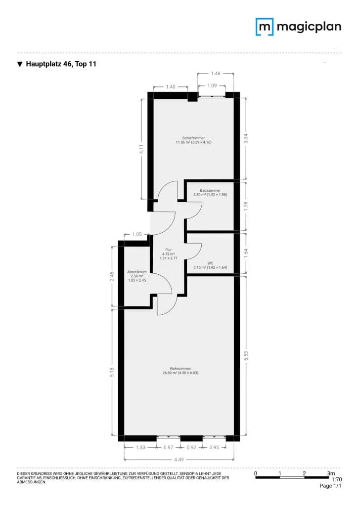 1-Zimmer-Wohnung mieten in Südoststeiermark – 54 m², € 454 – Bild 11 von 11