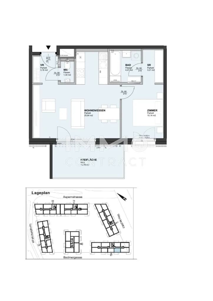 2-Zimmer-Wohnung mieten in Wien – 48,04 m², € 1.075 – Bild 35 von 35
