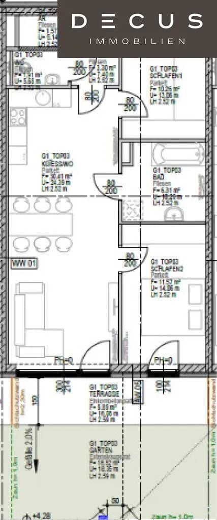 3-Zimmer-Wohnung mieten in Graz – 69 m², € 999 – Bild 6 von 6