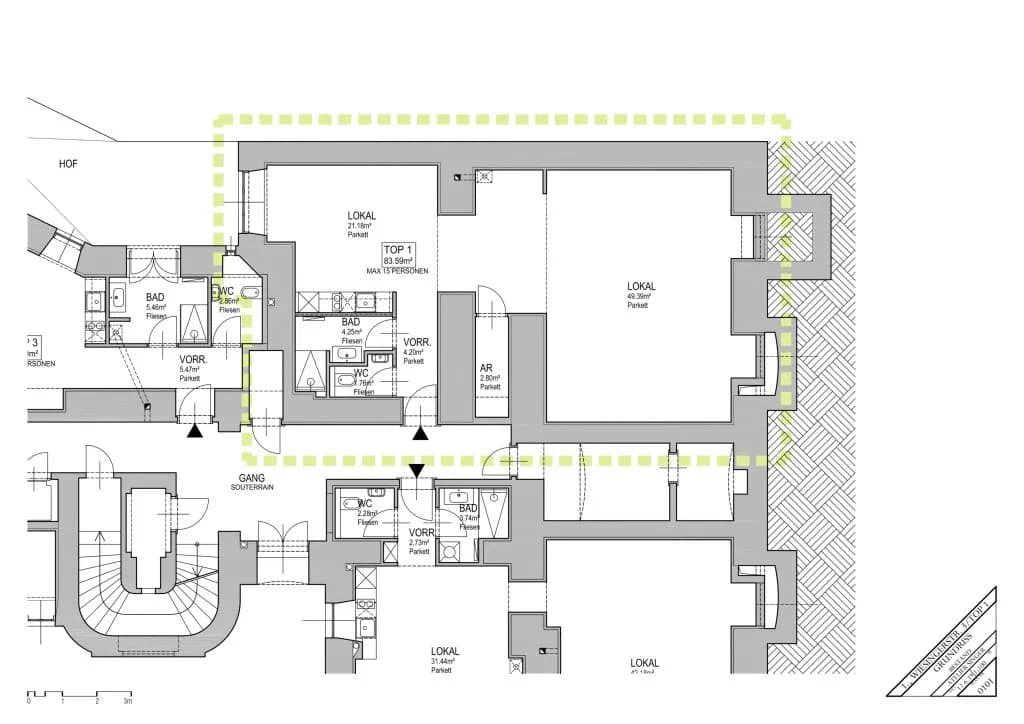 1-Zimmer-Gewerbeimmobilie mieten in Wien – 83,6 m², € 1.574 – Bild 24 von 24