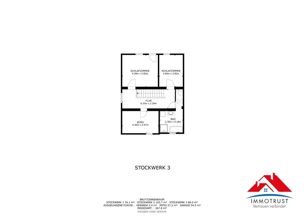 6-Zimmer-Haus kaufen in Klagenfurt – 145,1 m², € 539.000 – Bild 23 von 23