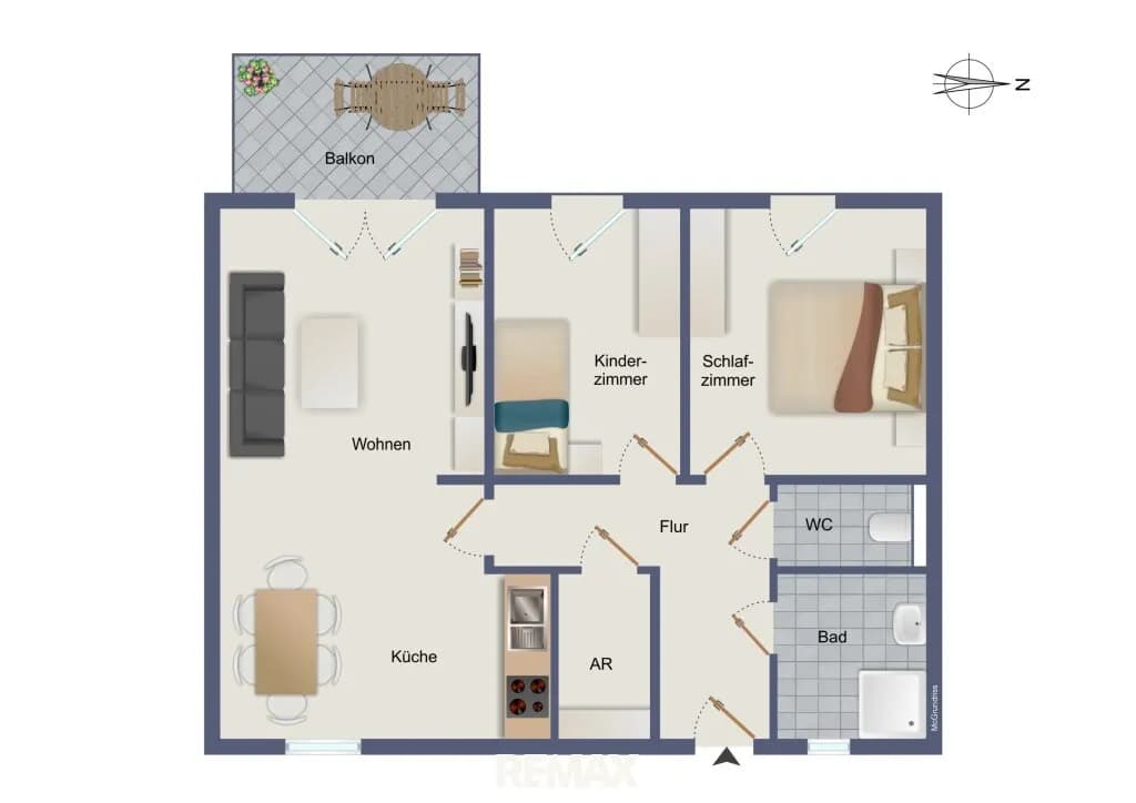 2-Zimmer-Wohnung kaufen in Graz – 77 m², € 315.000 – Bild 2 von 16