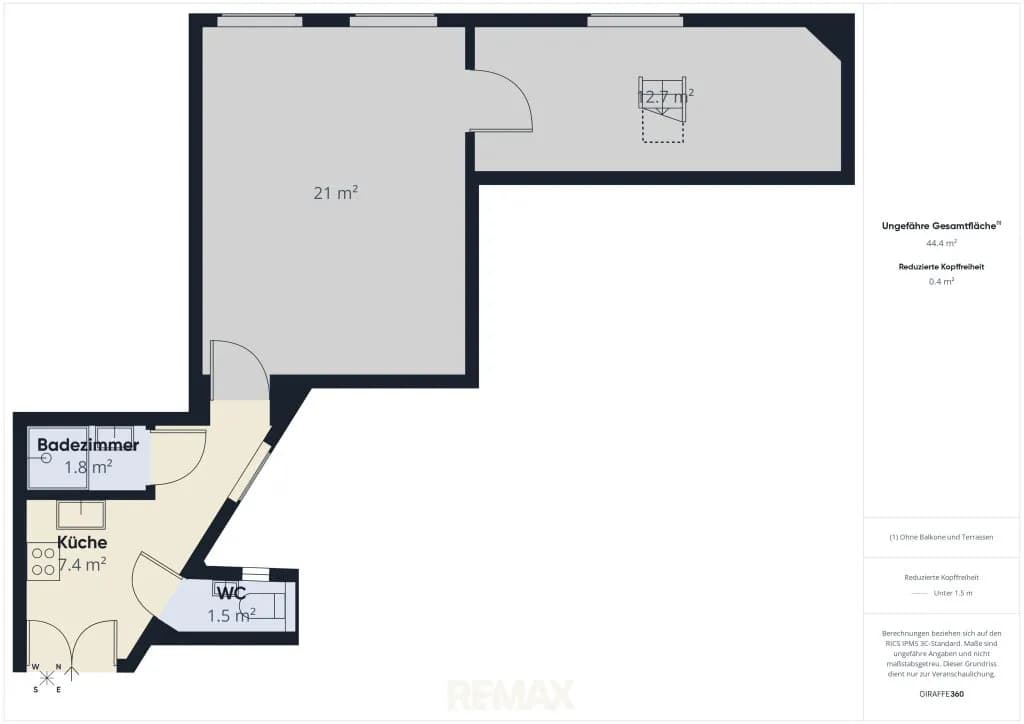 2-Zimmer-Wohnung kaufen in Wien – 45 m², € 185.000 – Bild 8 von 9