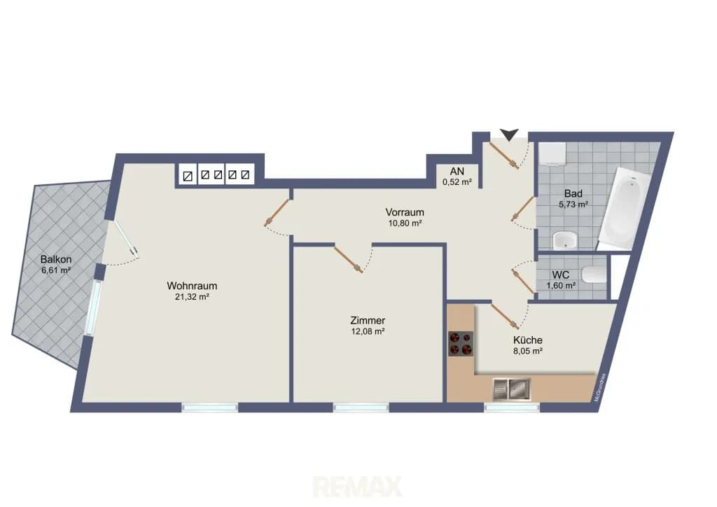 2-Zimmer-Wohnung kaufen in Graz – 60 m², € 179.000 – Bild 16 von 16