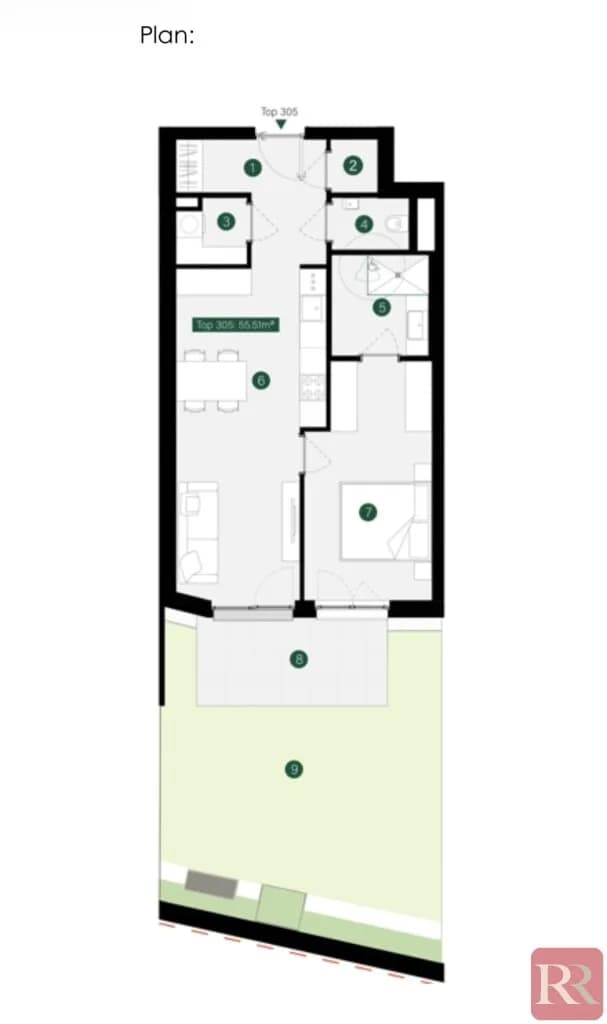 Wohnung mieten in Tulln – 55,51 m², € 1.079 – Bild 8 von 8