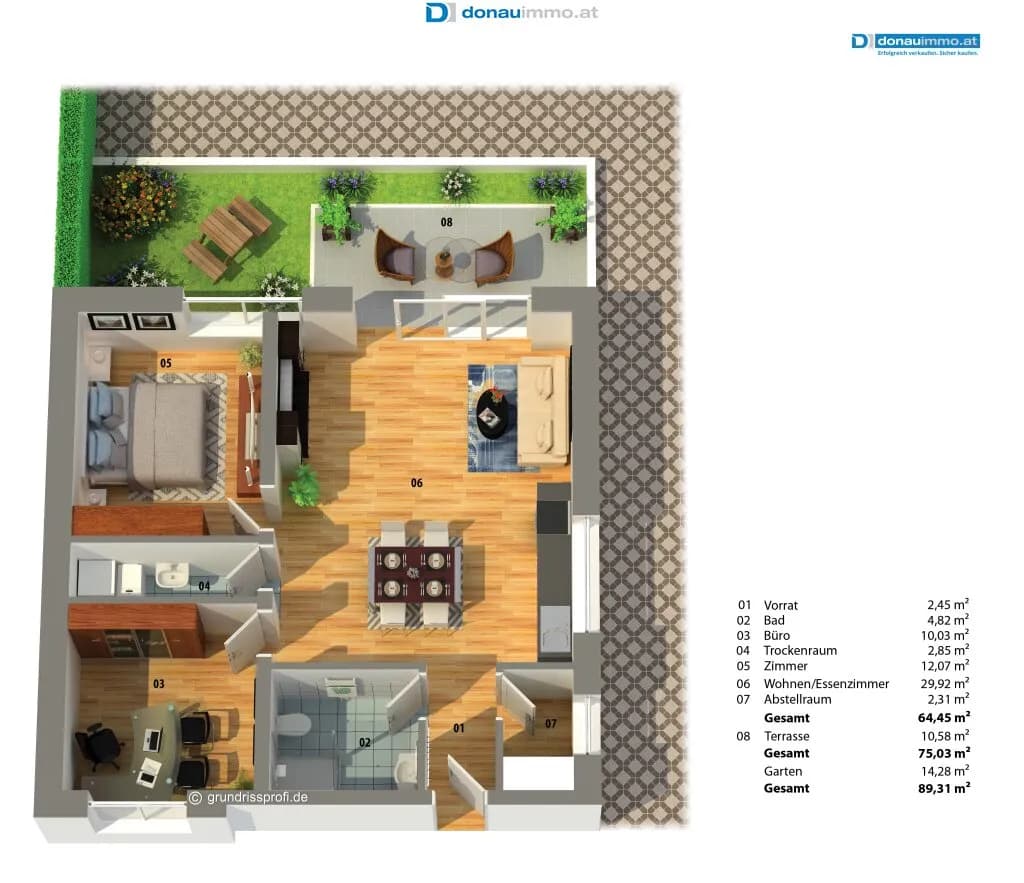 3-Zimmer-Wohnung kaufen in Bruck an der Leitha – 64,45 m², € 260.000