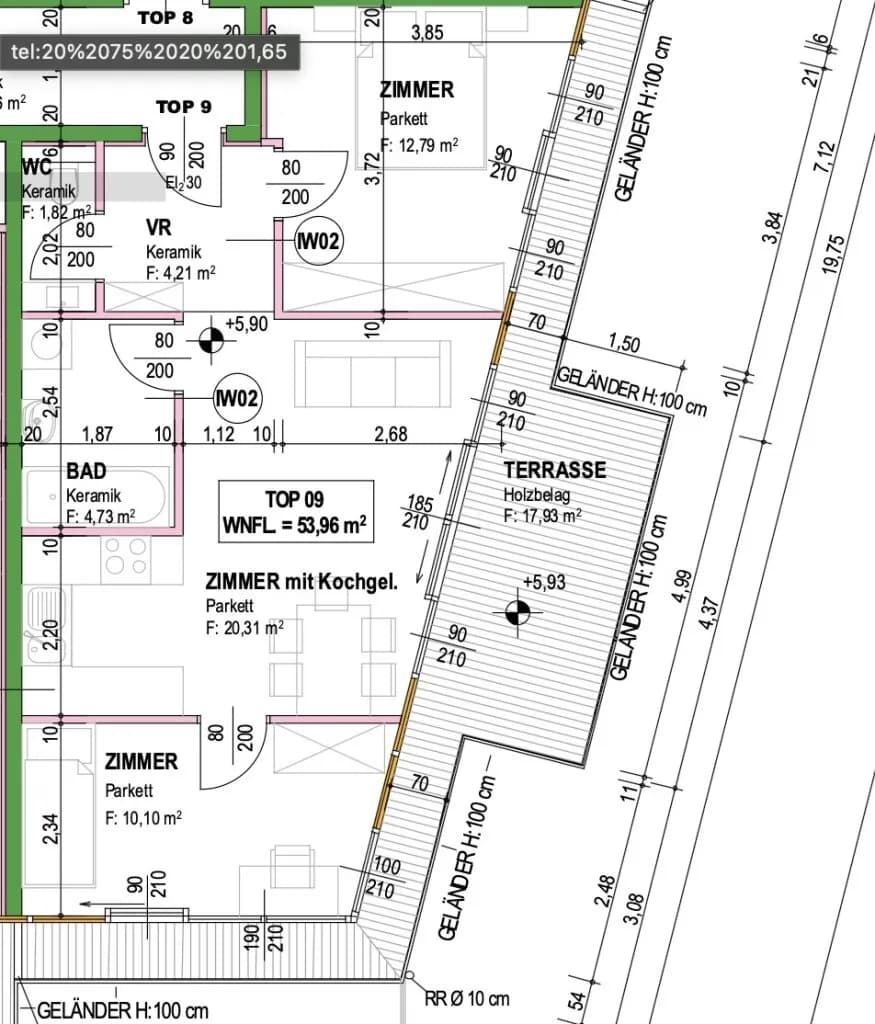 3-Zimmer-Wohnung kaufen in Wien – 54 m², € 339.000 – Bild 8 von 8