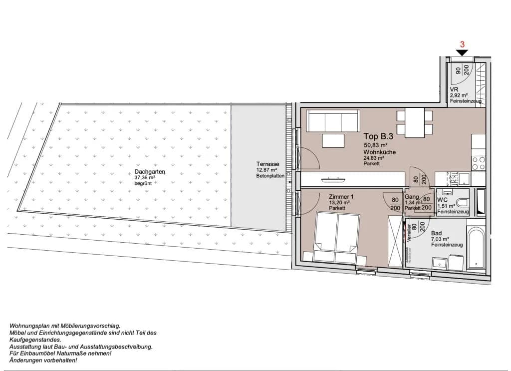 2-Zimmer-Wohnung kaufen in Wien – 50,83 m², € 389.000 – Bild 12 von 13