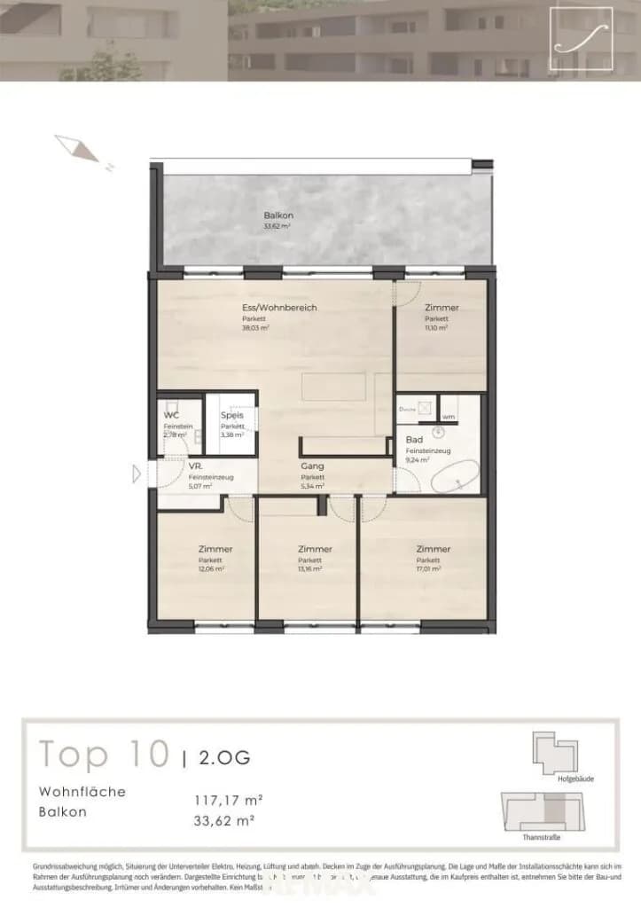4-Zimmer-Wohnung kaufen in Linz Land – 117,17 m², € 659.000 – Bild 11 von 11