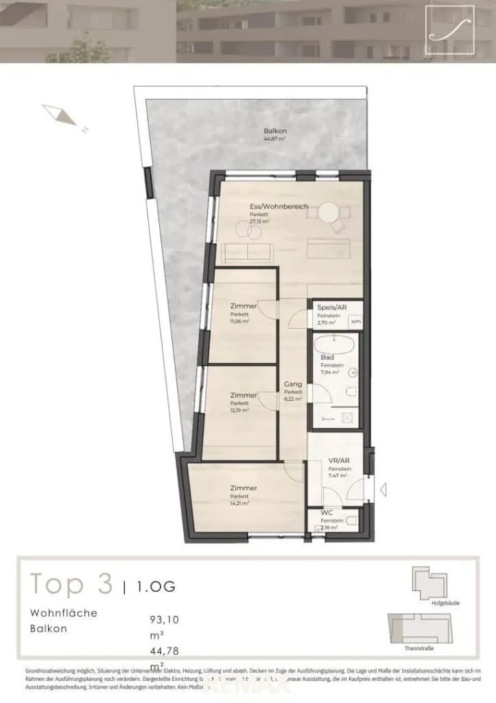 Wohnung kaufen in Linz Land – 56 m² – Bild 11 von 29