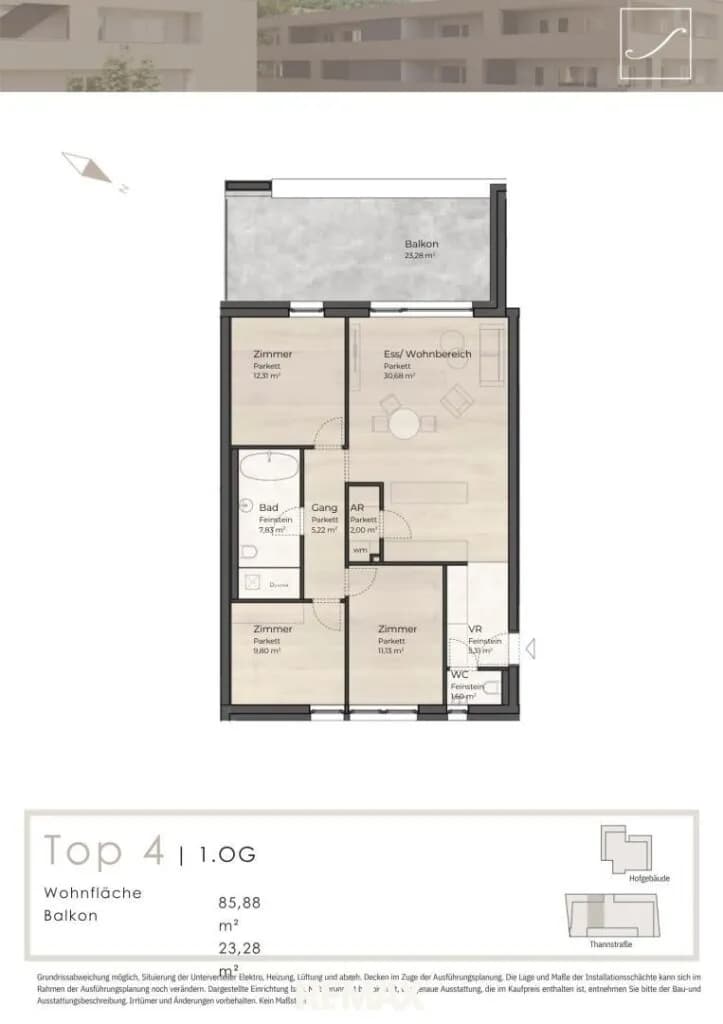 Wohnung kaufen in Linz Land – 56 m² – Bild 12 von 29