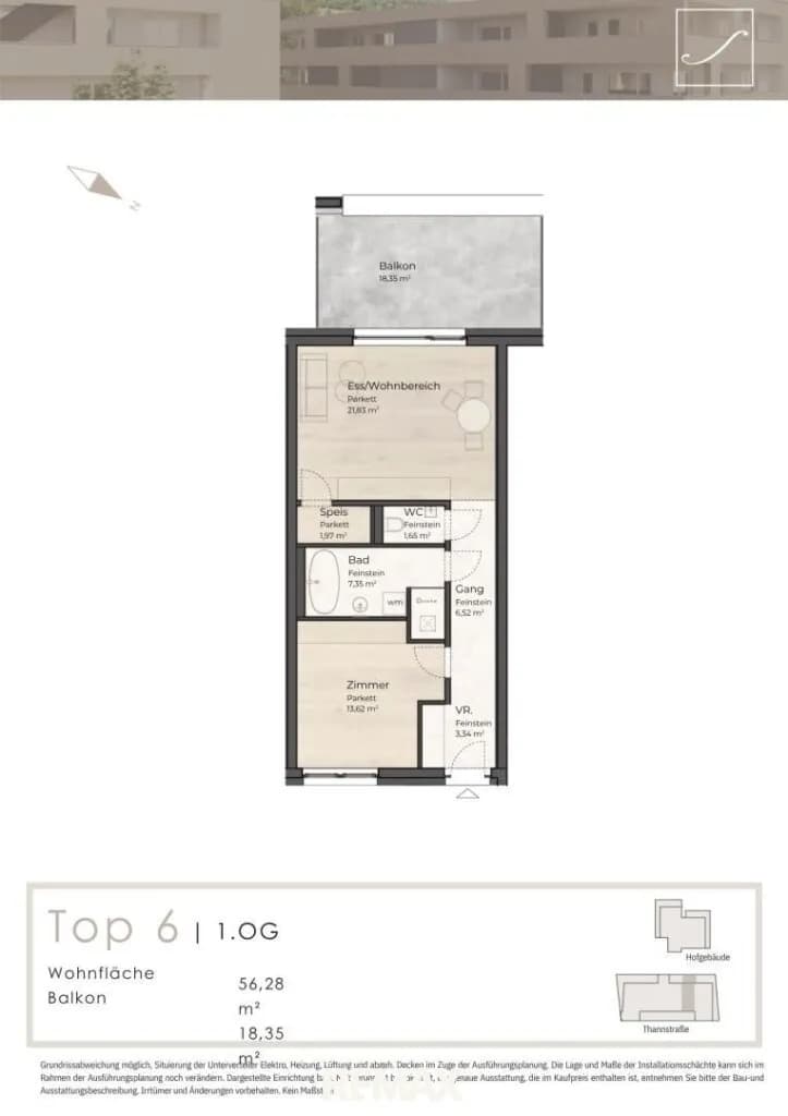 Wohnung kaufen in Linz Land – 56 m² – Bild 14 von 29