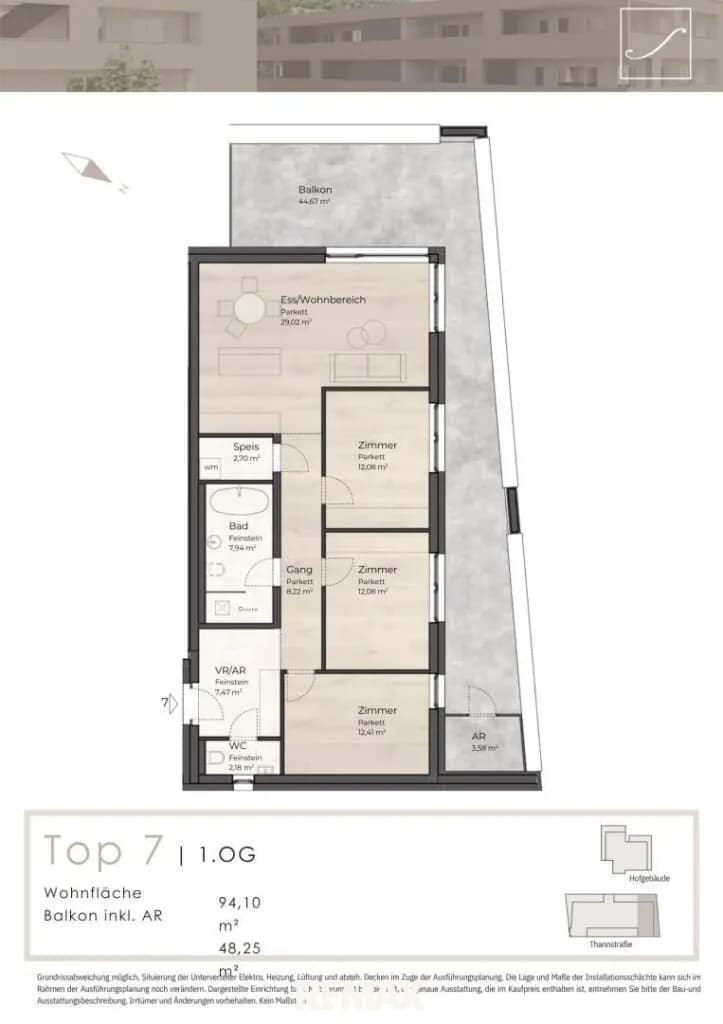 Wohnung kaufen in Linz Land – 56 m² – Bild 15 von 29