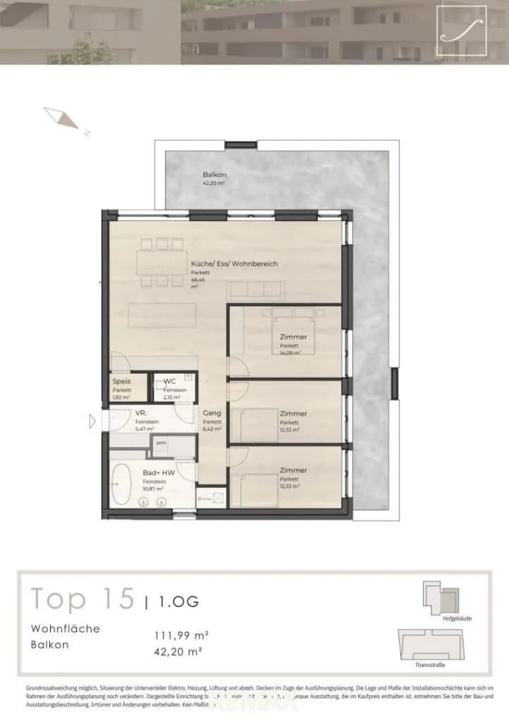 Wohnung kaufen in Linz Land – 56 m² – Bild 24 von 29