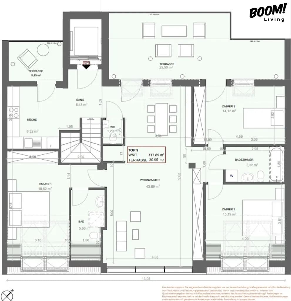 5-Zimmer-Wohnung kaufen in Wien – 117,89 m², € 949.000 – Bild 10 von 10