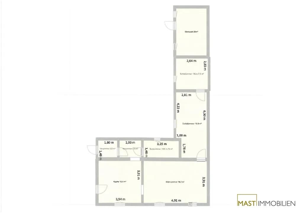 3-Zimmer-Haus kaufen in Bruck an der Leitha – 70 m², € 369.000 – Bild 15 von 15