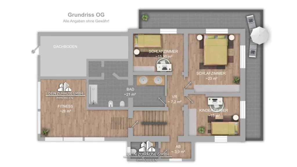 7-Zimmer-Haus kaufen in Vöcklabruck – 180 m², € 498.000 – Bild 33 von 33
