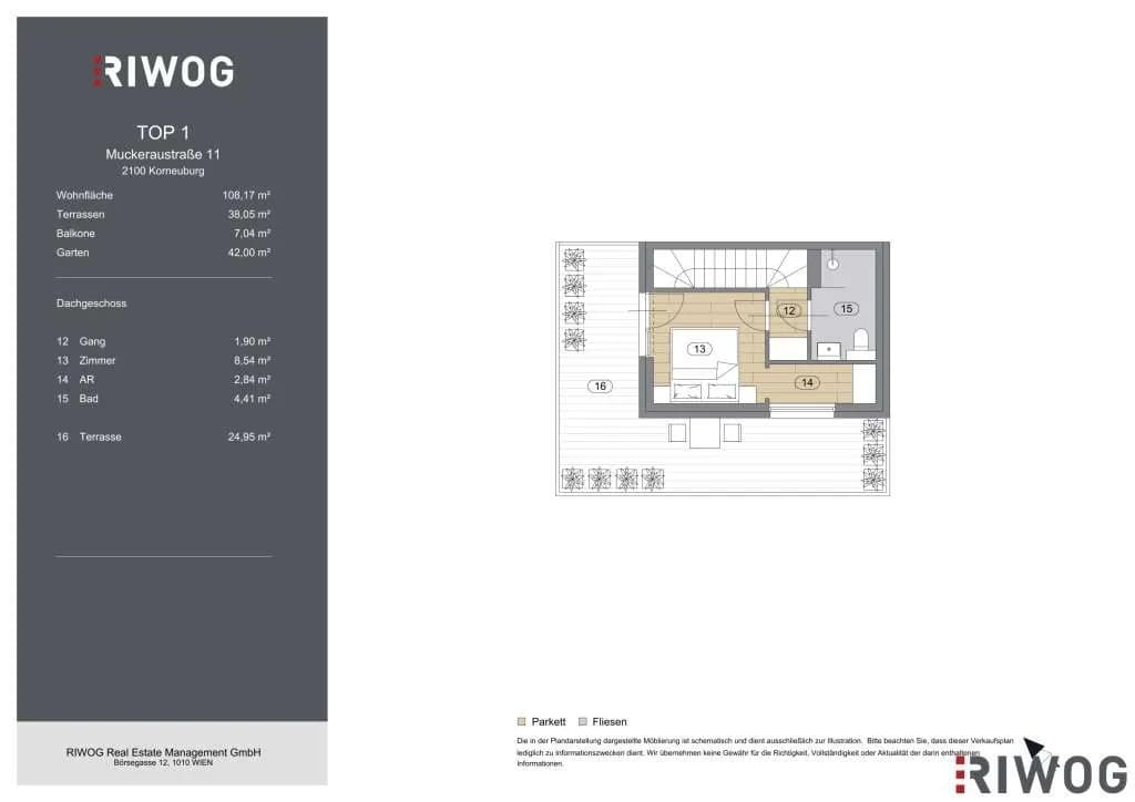 4-Zimmer-Haus mieten in Korneuburg – 110 m², € 2.500 – Bild 22 von 22