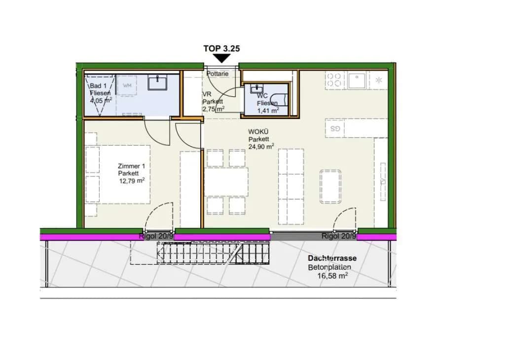 2-Zimmer-Wohnung kaufen in Neusiedl am See – 45,95 m², € 399.000 – Bild 18 von 19