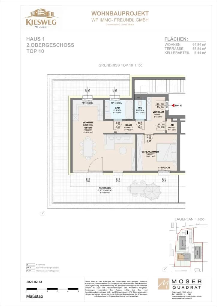 Wohnung kaufen in Villach – 39 m², € 193.200 – Bild 14 von 14
