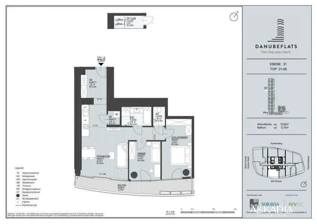 3-Zimmer-Wohnung kaufen in Wien – 70 m², € 1.099.900 – Bild 16 von 16