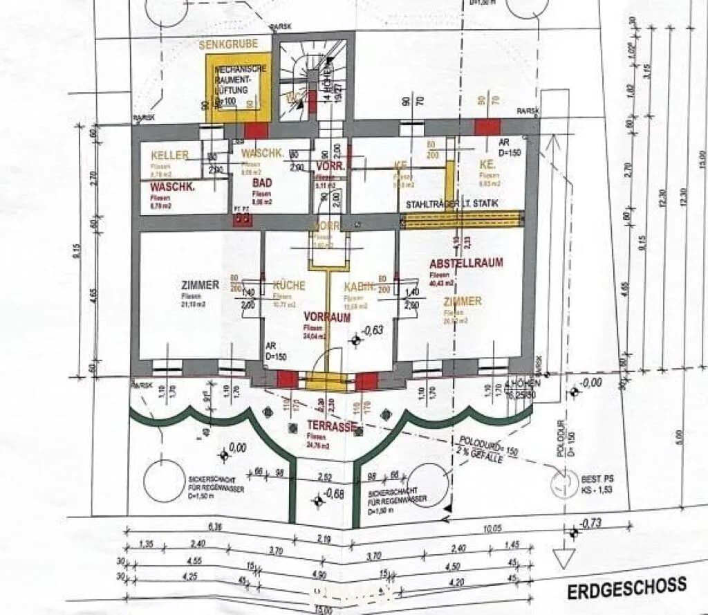 7-Zimmer-Haus mieten in Wien – 294 m², € 4.900 – Bild 13 von 16