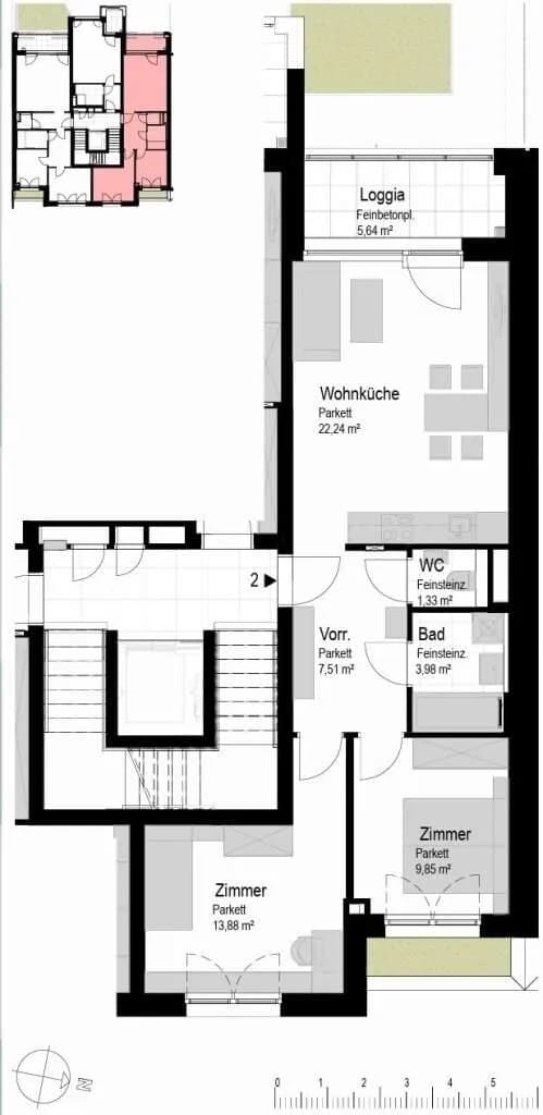 3-Zimmer-Wohnung kaufen in Wien – 58,79 m², € 320.000 – Bild 23 von 23