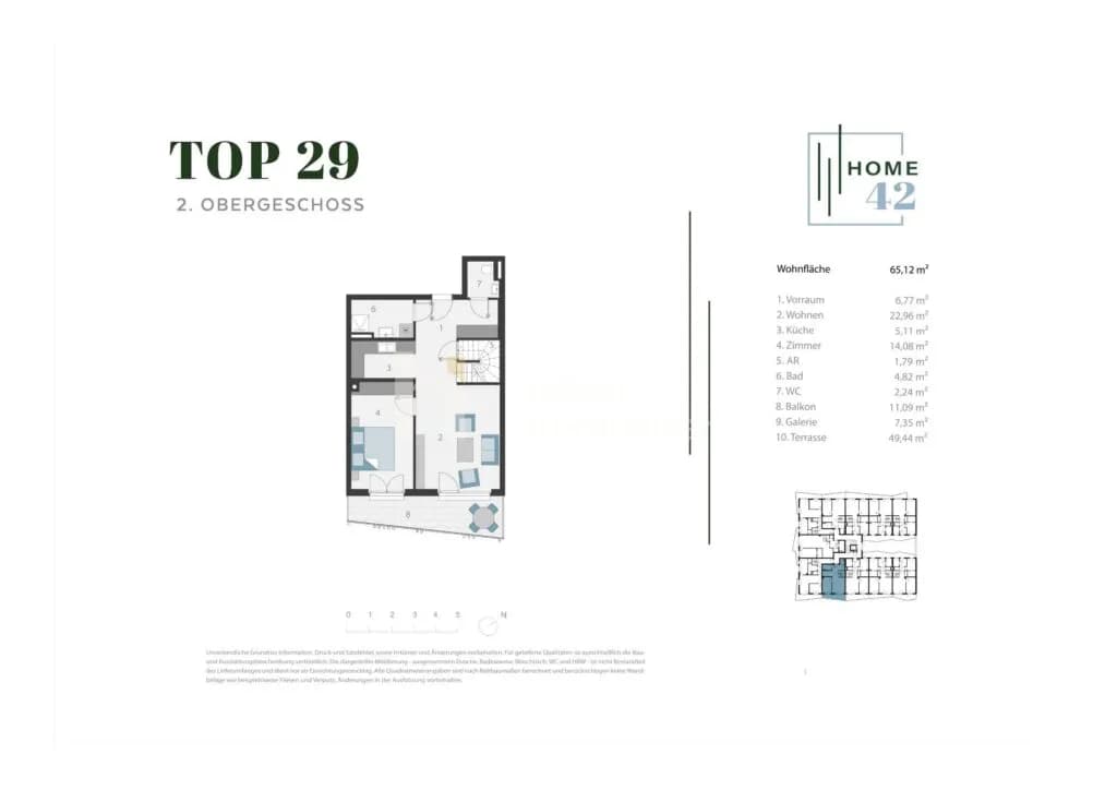 2-Zimmer-Wohnung kaufen in Sankt Pölten Land – 66,75 m², € 329.000 – Bild 18 von 19