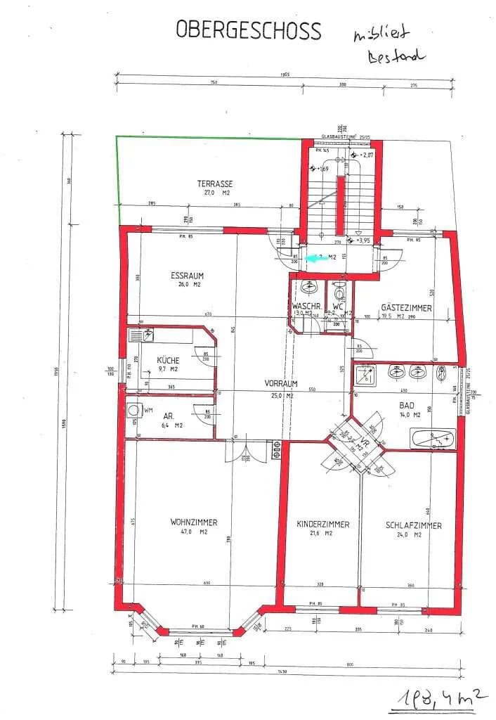 5-Zimmer-Gewerbeimmobilie mieten in Mistelbach – 198 m², € 1.809 – Bild 2 von 6