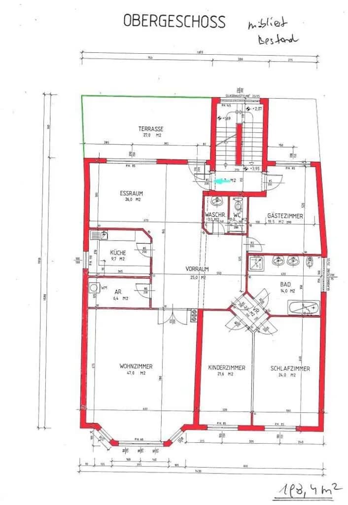 5-Zimmer-Gewerbeimmobilie mieten in Mistelbach – 198 m², € 1.809 – Bild 6 von 6