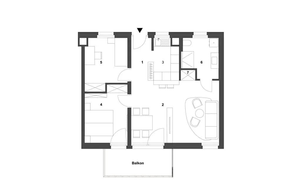 3-Zimmer-Wohnung kaufen in Graz – 66,16 m², € 463.500 – Bild 7 von 7