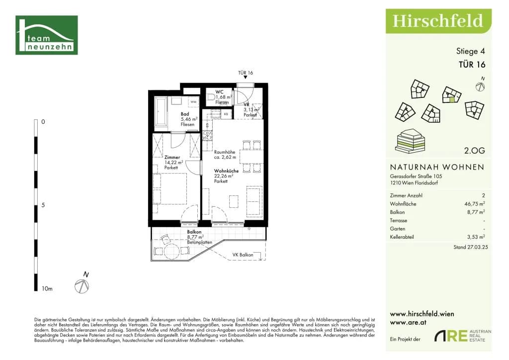 Immobilie kaufen in Wien – 46,75 m², € 243.000 – Bild 23 von 23
