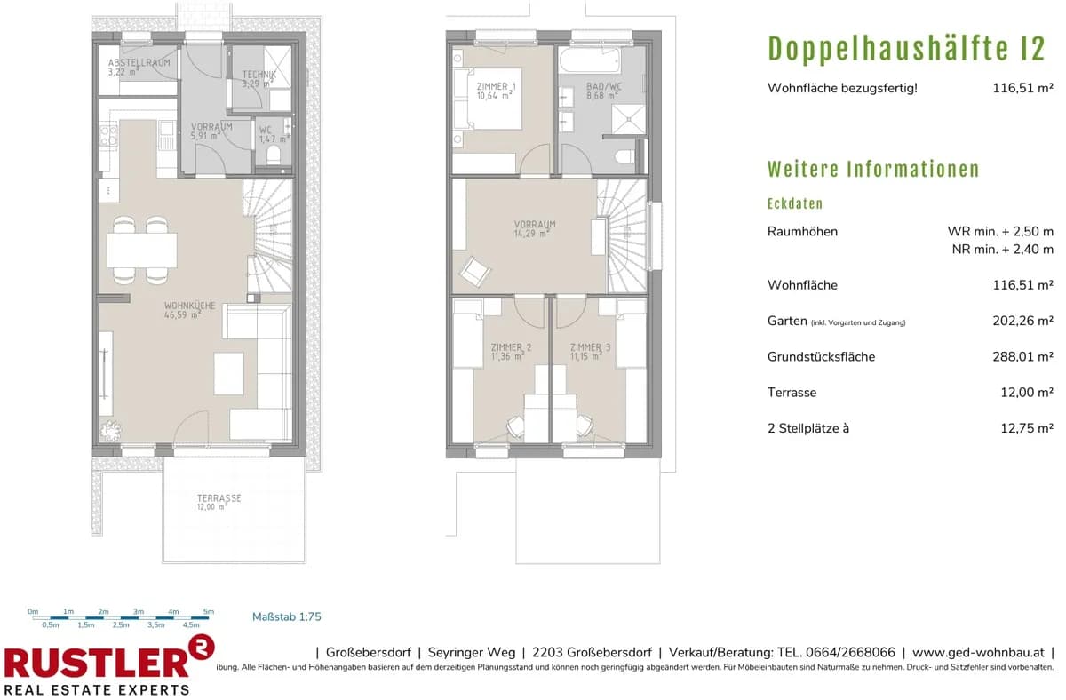 4-Zimmer-Haus kaufen in Mistelbach – 116,51 m², € 613.000 – Bild 5 von 7