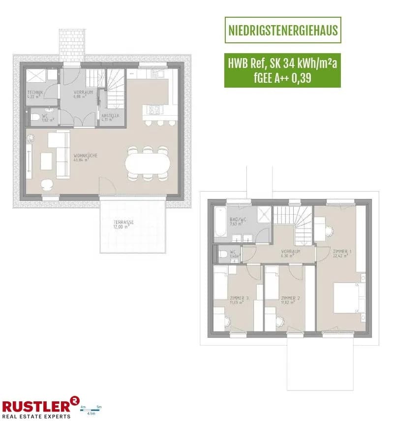 4-Zimmer-Haus kaufen in Mistelbach – 125,19 m², € 678.000 – Bild 5 von 7