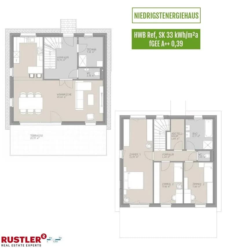 4-Zimmer-Haus kaufen in Mistelbach – 140,52 m², € 732.000 – Bild 5 von 7