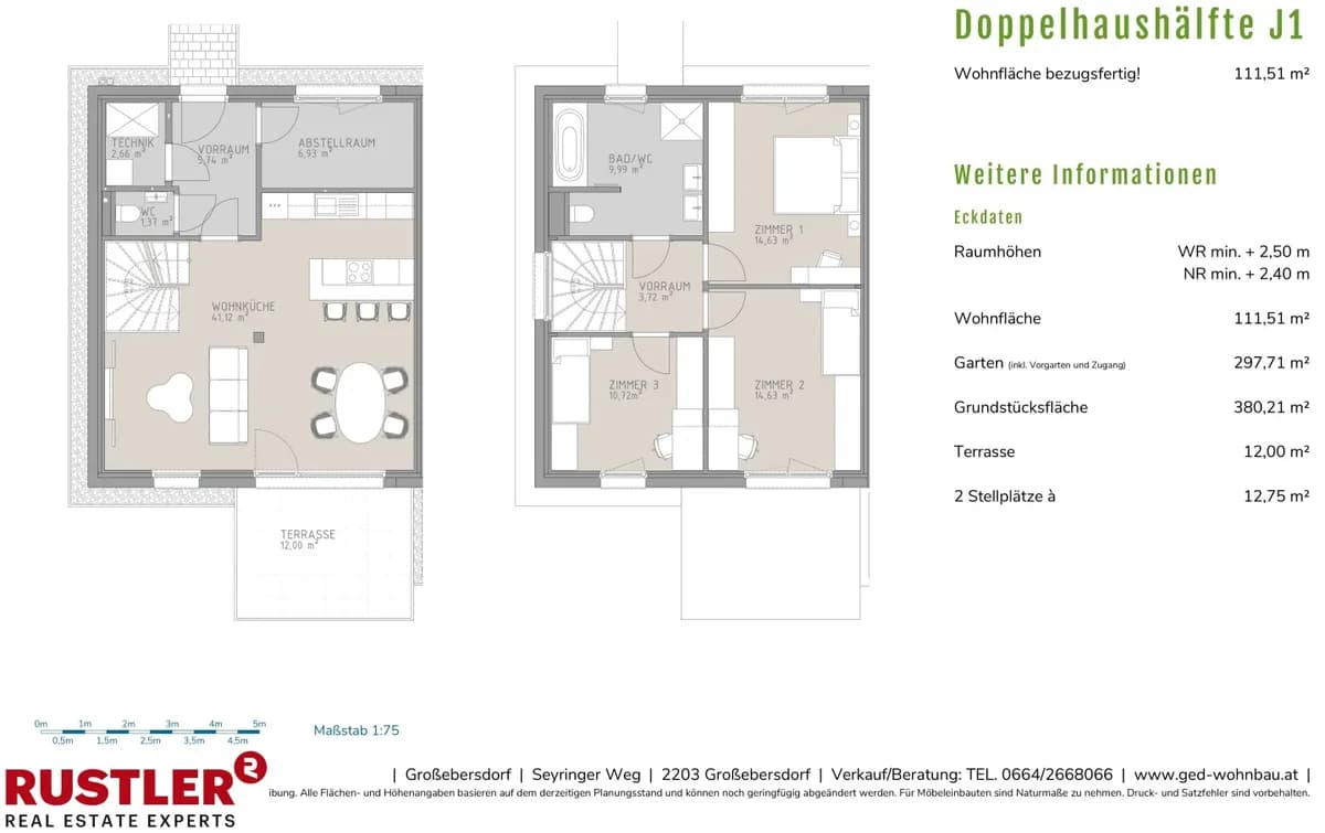 4-Zimmer-Haus kaufen in Mistelbach – 111,51 m², € 582.000 – Bild 5 von 7