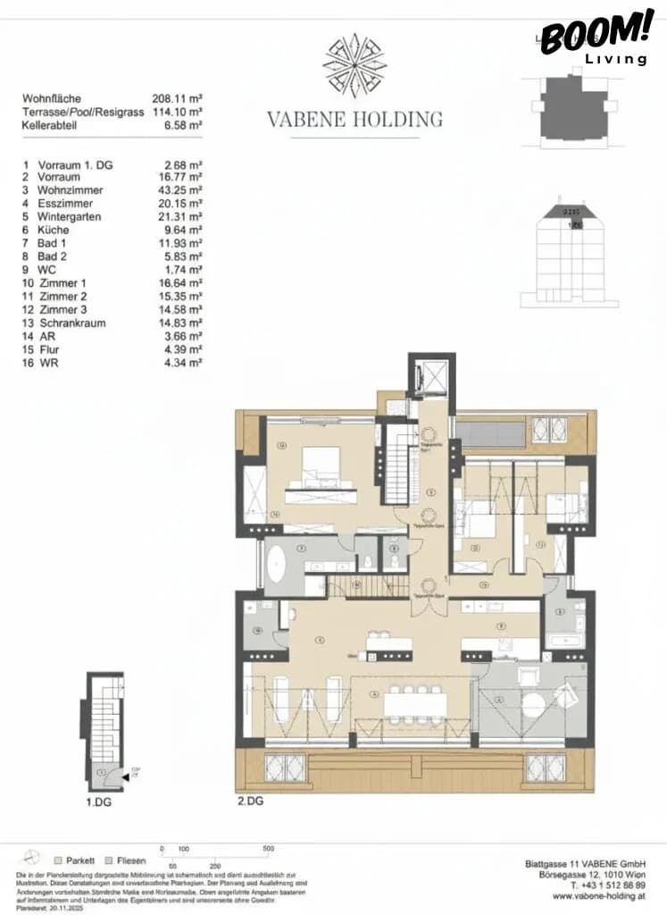 5-Zimmer-Wohnung kaufen in Wien – 208,11 m², € 3.490.000 – Bild 20 von 21