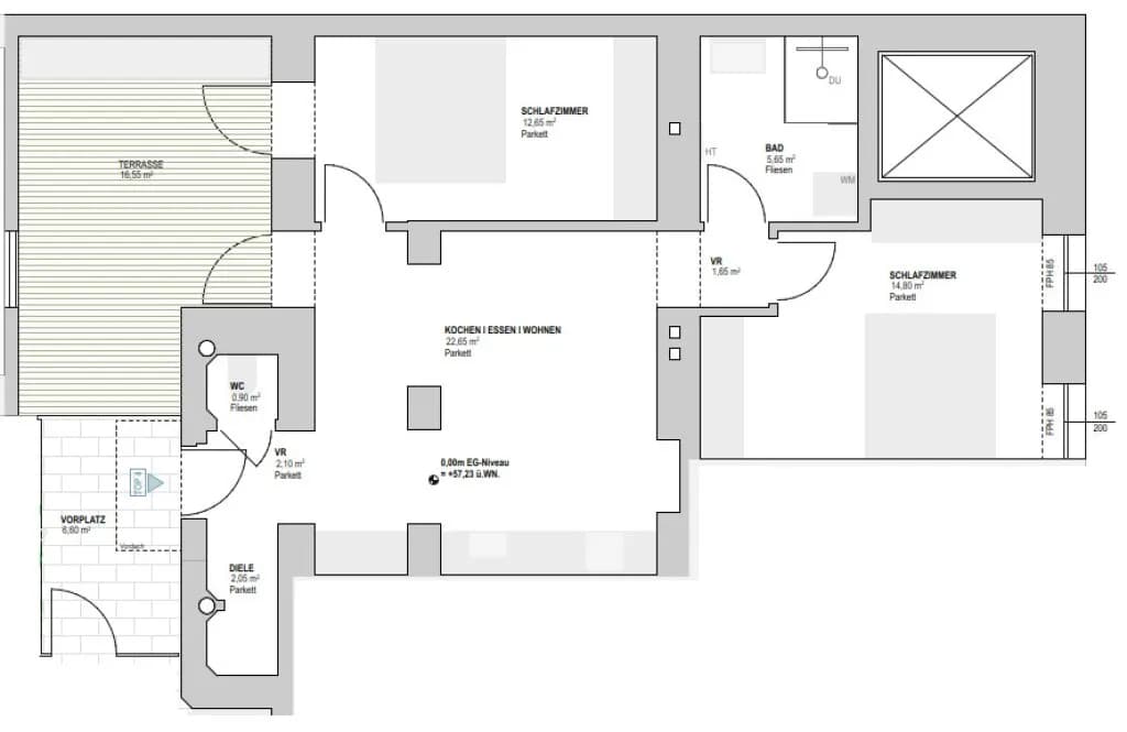 3-Zimmer-Wohnung kaufen in Wien – 62,45 m², € 330.000 – Bild 11 von 12