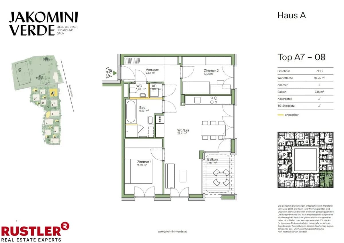3-Zimmer-Wohnung kaufen in Graz – 70,25 m², € 364.000 – Bild 6 von 13
