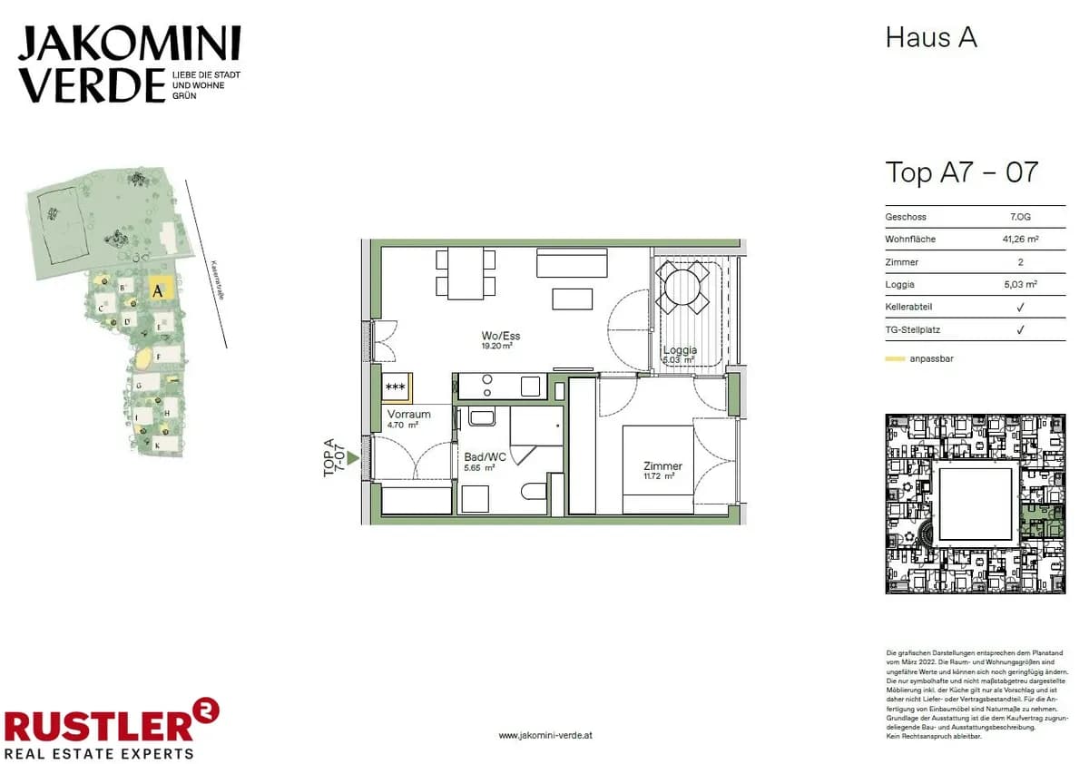 2-Zimmer-Wohnung kaufen in Graz – 41,27 m², € 228.000 – Bild 8 von 15