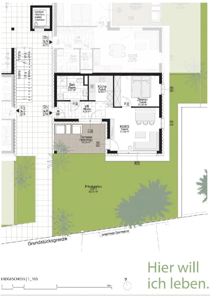 2-Zimmer-Wohnung kaufen in Graz – 48,36 m², € 371.258 – Bild 10 von 14