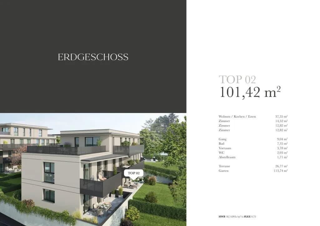 4-Zimmer-Wohnung kaufen in Graz – 101,42 m², € 679.500 – Bild 4 von 5