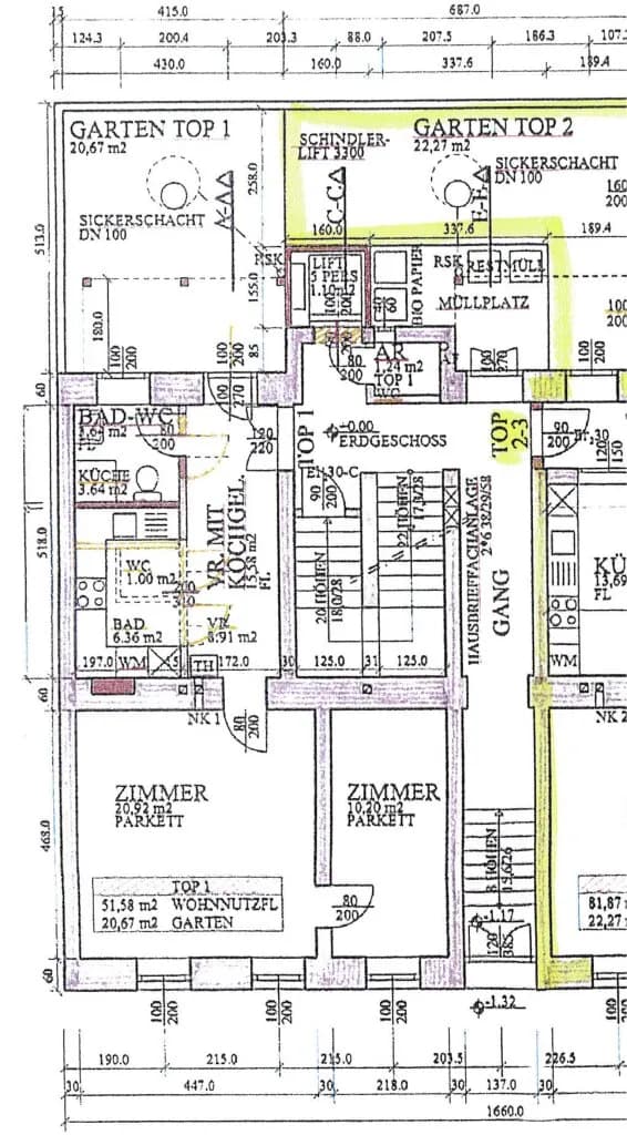 2-Zimmer-Wohnung kaufen in Wien – 51,58 m², € 158.900 – Bild 2 von 2