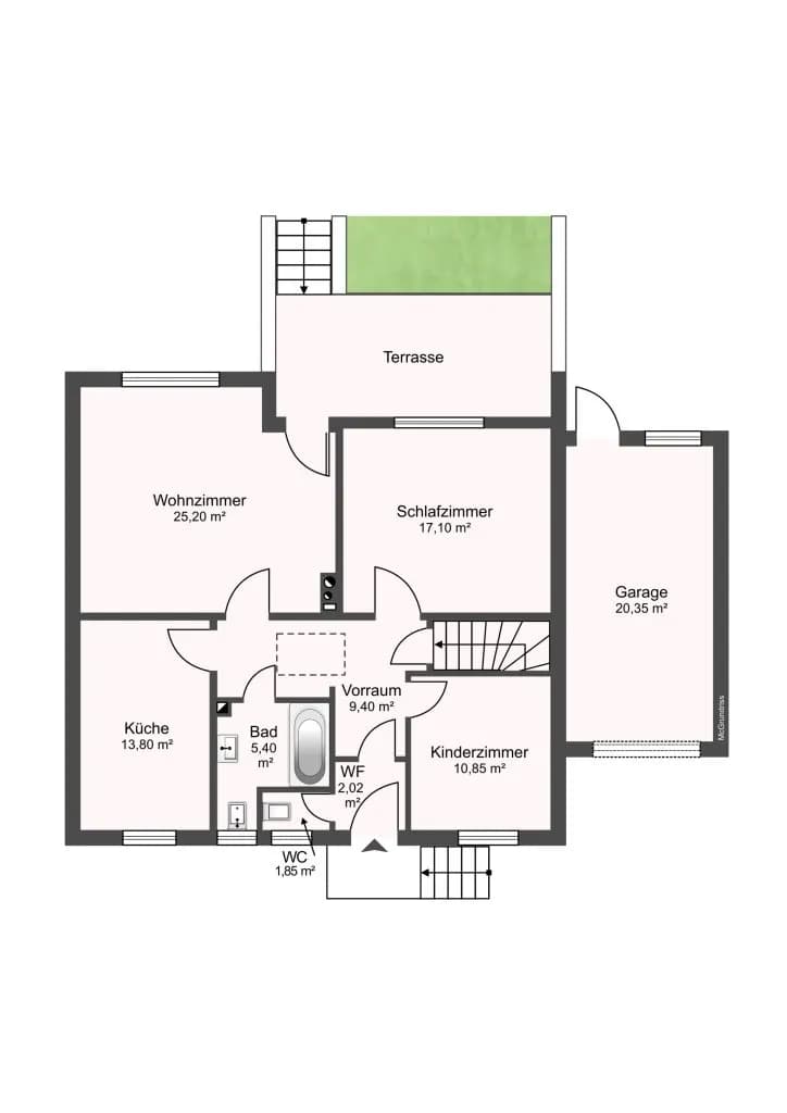 Haus kaufen in Korneuburg – 85,12 m², € 435.000 – Bild 19 von 19