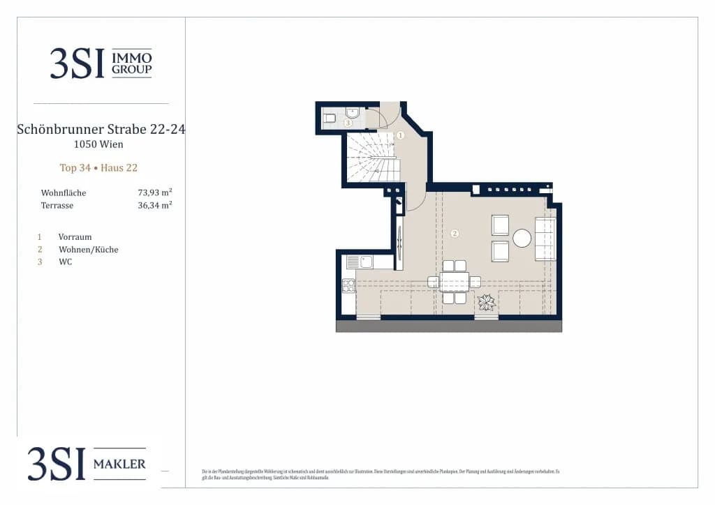 2-Zimmer-Wohnung kaufen in Wien – 73,93 m², € 515.000 – Bild 15 von 16