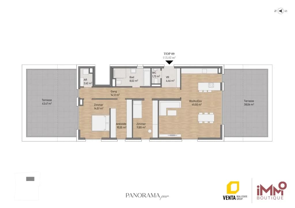 3-Zimmer-Wohnung kaufen in Graz – 113,42 m², € 957.090 – Bild 6 von 6